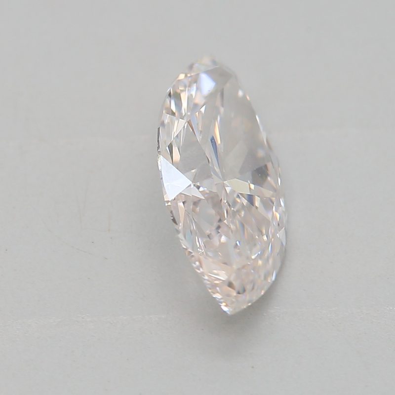 0.7 carat faint pink marquise diamond certified by GIA