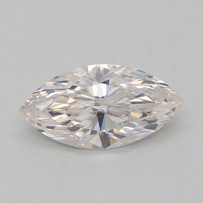 0.7 carat faint pink marquise diamond certified by GIA