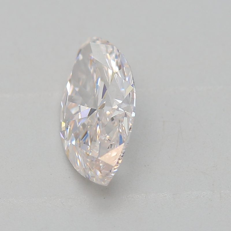 0.7 carat faint pink marquise diamond certified by GIA