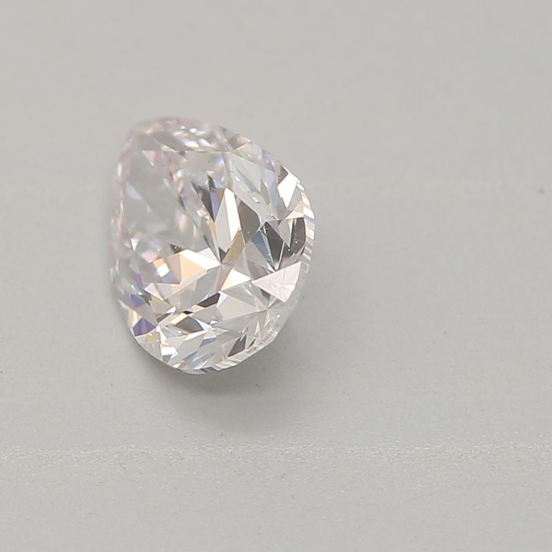 0.5 carat faint pink pear diamond certified by GIA