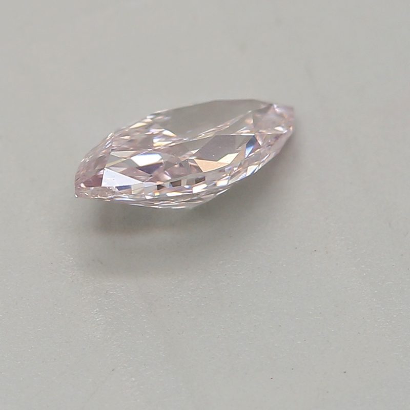 0.35 carat very light pink marquise diamond certified by GIA