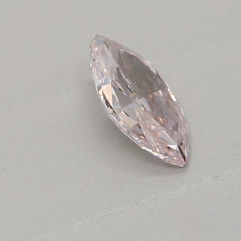 0.35 carat very light pink marquise diamond certified by GIA